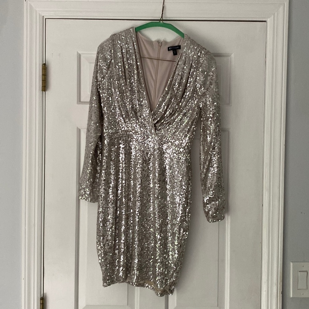 Express sequin cocktail dress